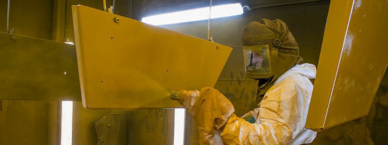 Single-Coat Paint for Construction and Earthmoving Equipment VOC Balance and Throughput